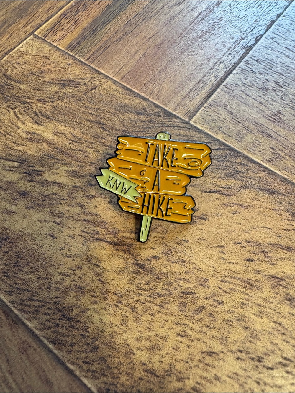 Take A Hike Enamel Pin